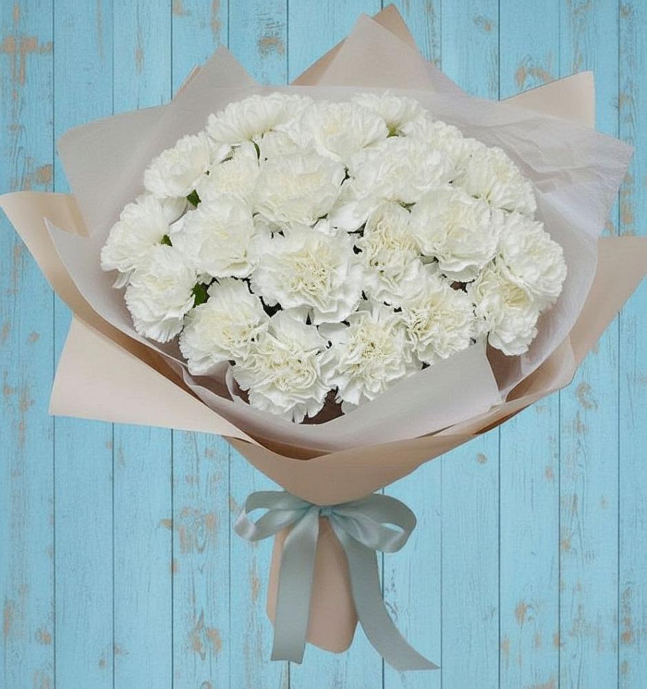 Букет цветов из: Гвоздики в Искре