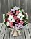 Букет цветов из: Альстромерии, Гвоздики, Розы и Хризантемы в Искре