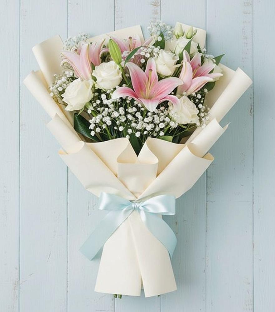 Букет цветов из: Лилии в Искре