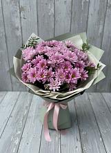 Букет цветов из:  Хризантемы в Искре