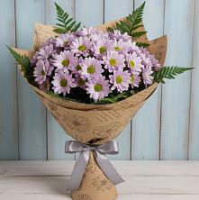 Букет цветов из:  Хризантемы в Искре