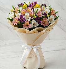 Букет цветов из:  Альстромерии #REPLACE_PRED# Искре