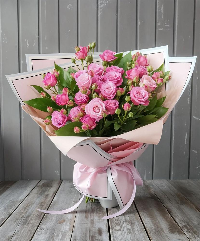 Букет Розовый кустик в Искре