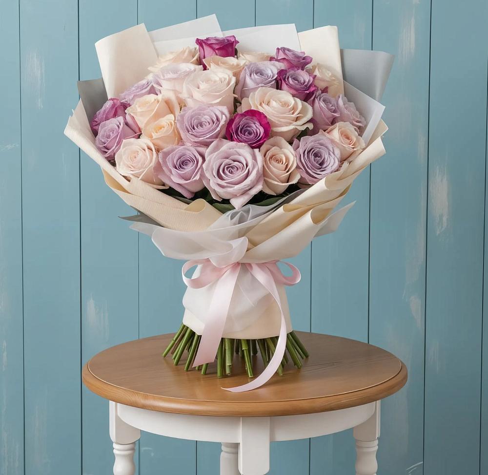 Букет цветов из: Розы в Искре