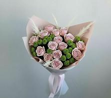 Букет цветов из:  Розы и Хризантемы #REPLACE_PRED# Искре