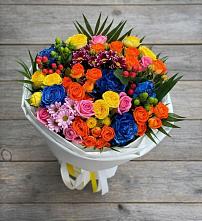 Букет цветов из:  Розы и Хризантемы #REPLACE_PRED# Искре