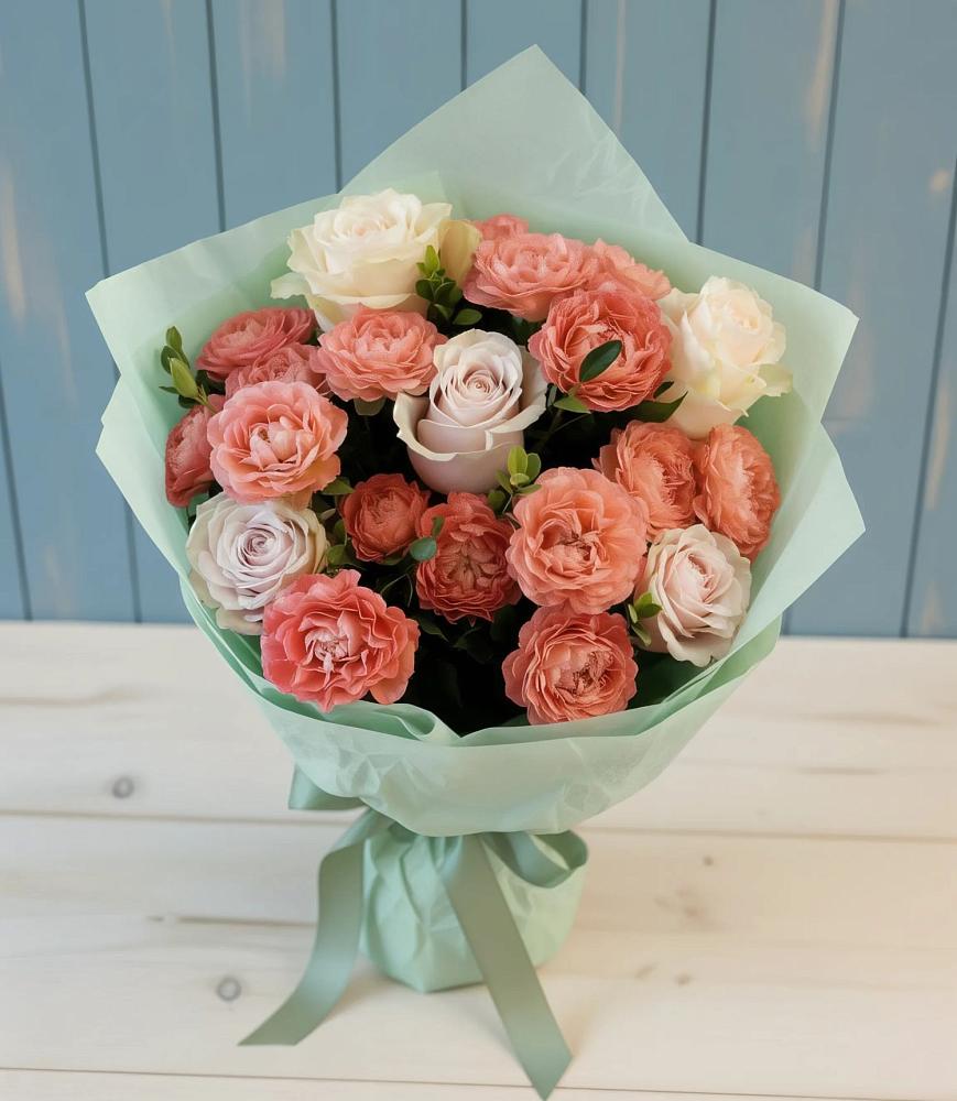 Букет цветов из: Розы в Искре