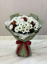Букет цветов из:  Хризантемы в Искре