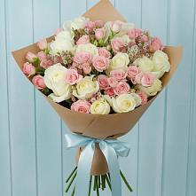 Букет цветов из:  Розы в Искре